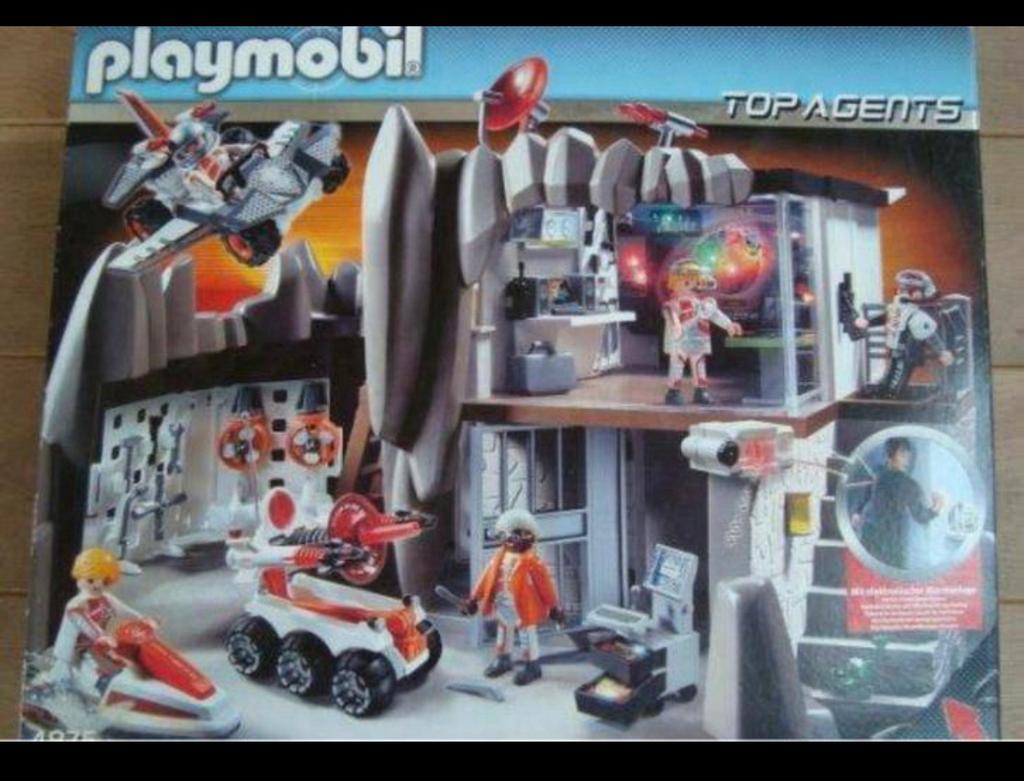 Playmobil set 4875 Top Agents commandopost, Enfants & Bébés, Enlèvement, Utilisé
