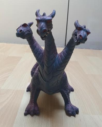 Dragon à trois têtes - Style Dormei/Motu/Chitech, Enlèvement ou Envoi, Utilisé