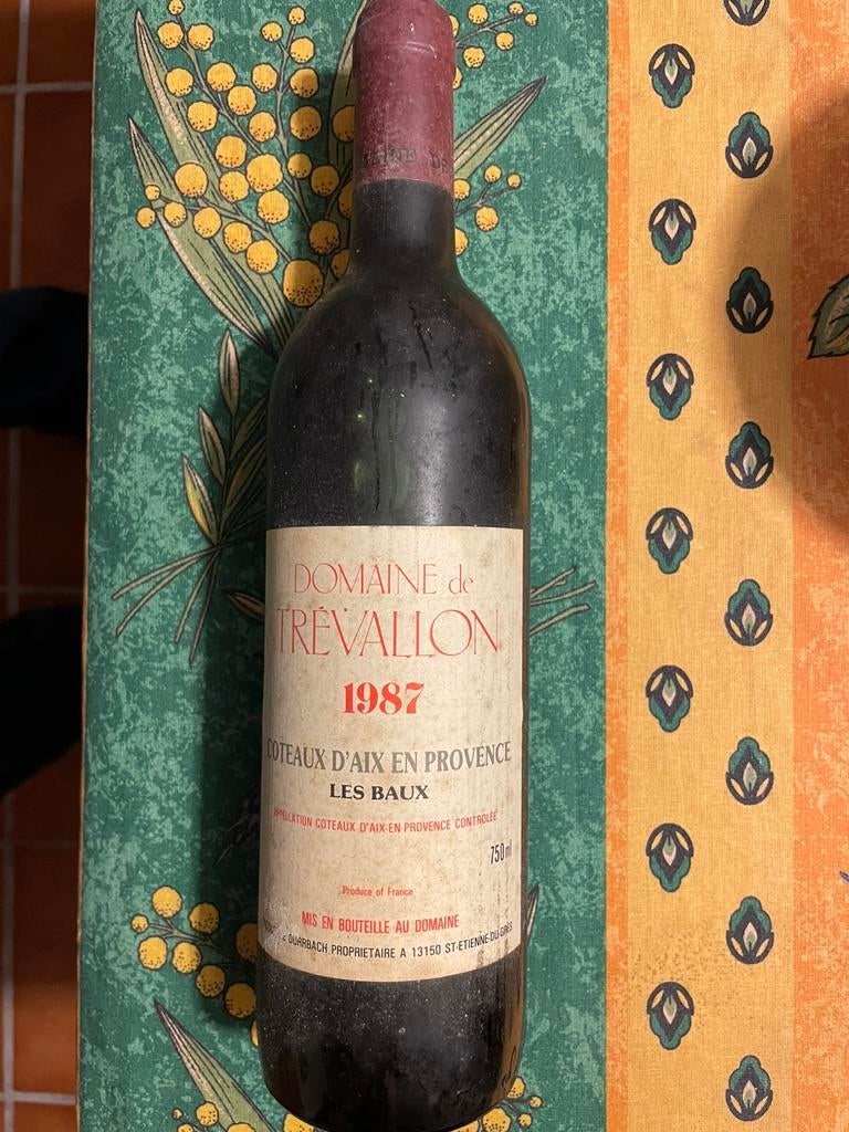 Château Trevalon 1987, Verzamelen, Wijnen, Ophalen, Zo goed als nieuw
