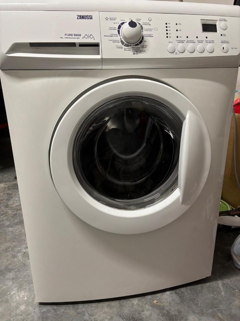 Zanussi ZWG7140P wasmachine, 6 tot 8 kg, Ophalen, Gebruikt, Voorlader
