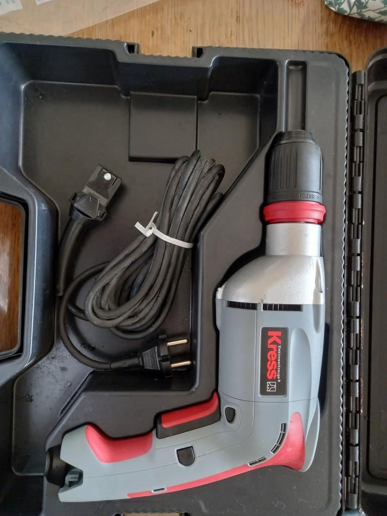 Kress Boormachine Uitstekende kwaliteit Staat nieuw, Bricolage & Construction, Outillage | Foreuses, Enlèvement, Comme neuf, Perceuse