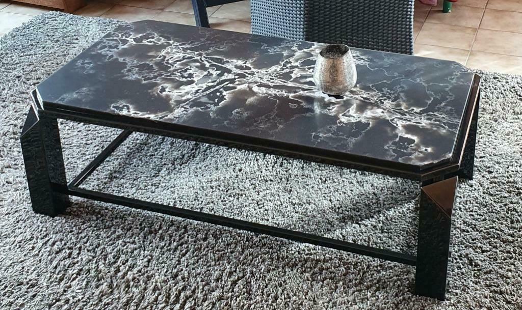 salontafel uniek Italiaans design, Ophalen, 100 tot 150 cm, 50 tot 100 cm, Zo goed als nieuw