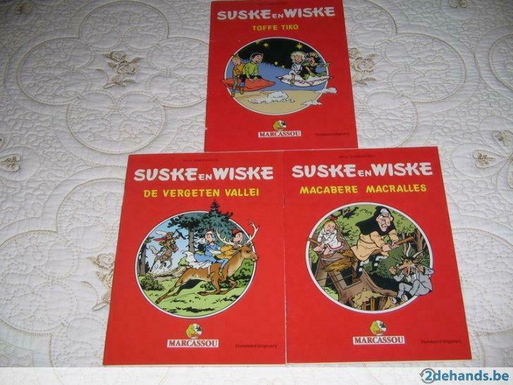 Suske en Wiske : 3  stripjes van Marcassou, Livres, BD, Utilisé, Envoi
