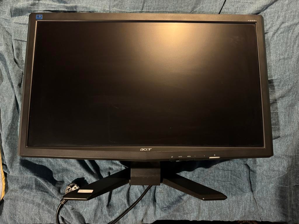 Acer X233H écran PC informatique (Non HDMI) parfait état, 60 Hz ou moins, Enlèvement, Utilisé, Inclinable