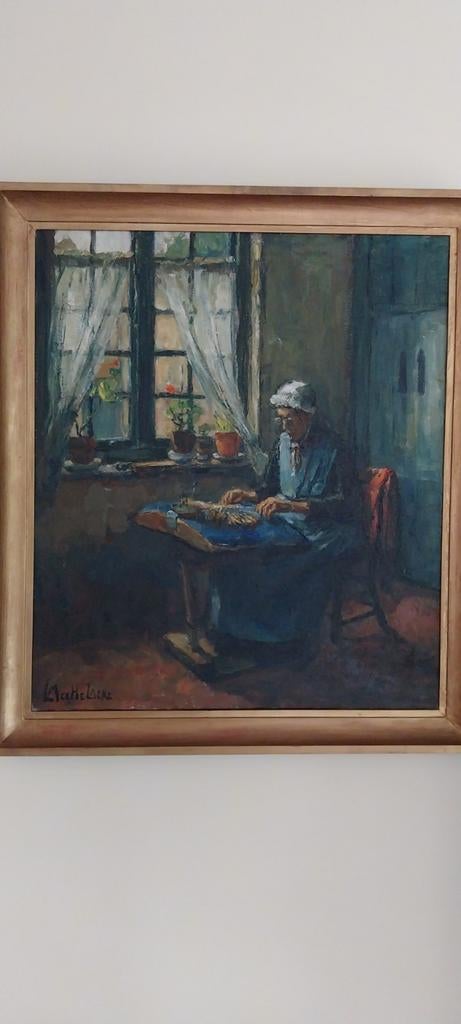 De kantwerkster by Leo Mechelaere, Ophalen