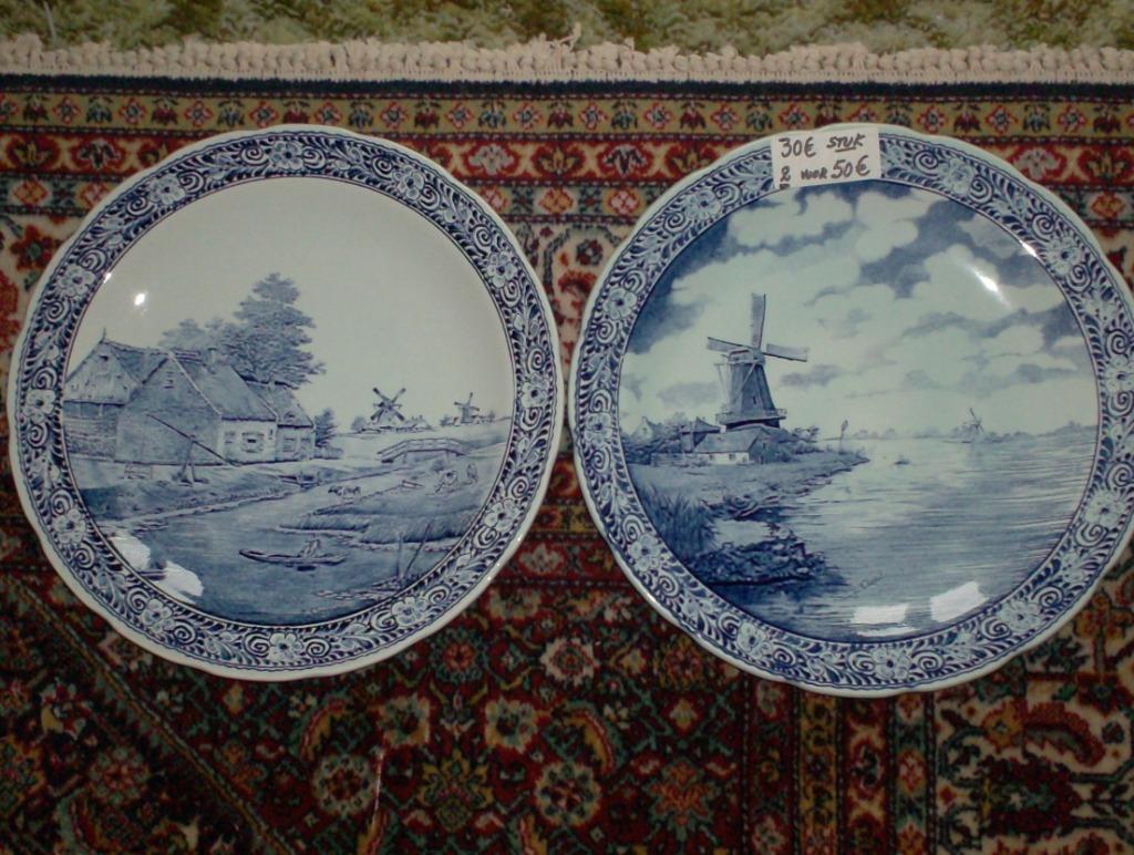 BORDEN BOCH - DELFTS BLAUW, Ophalen of Verzenden