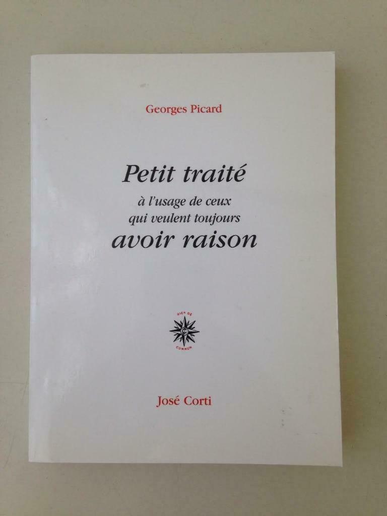 Traité à l'Usage des Gens qui Veulent Toujours Avoir Raison, Envoi, Neuf