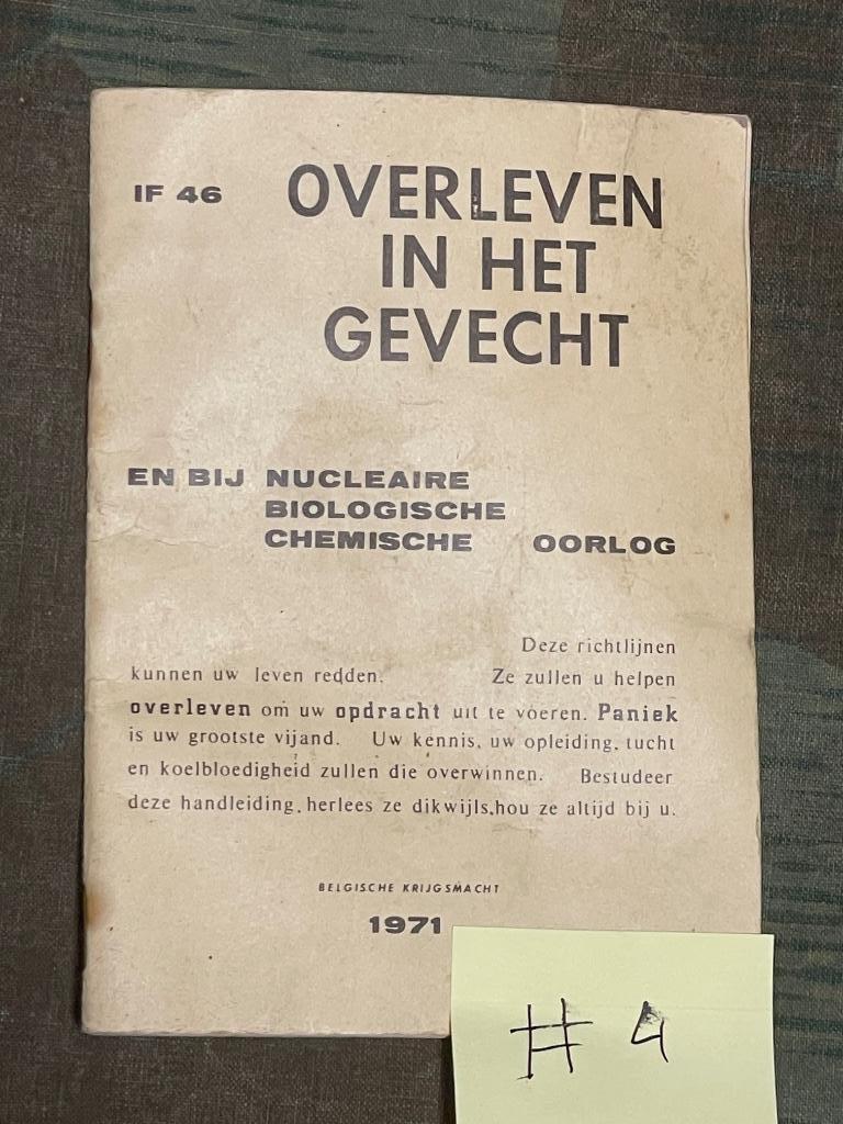 ABL - Militair reglement - Overleven in het gevecht en NBC, Verzamelen, Ophalen of Verzenden
