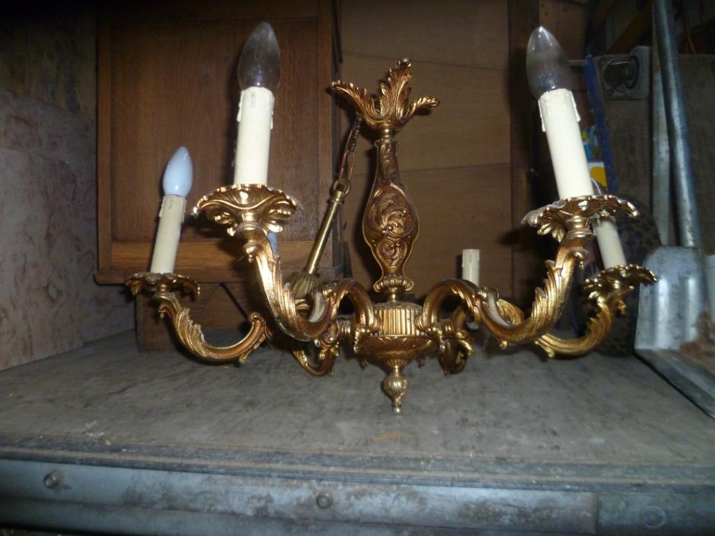 BRONZEN OUDE LUSTER, Ophalen