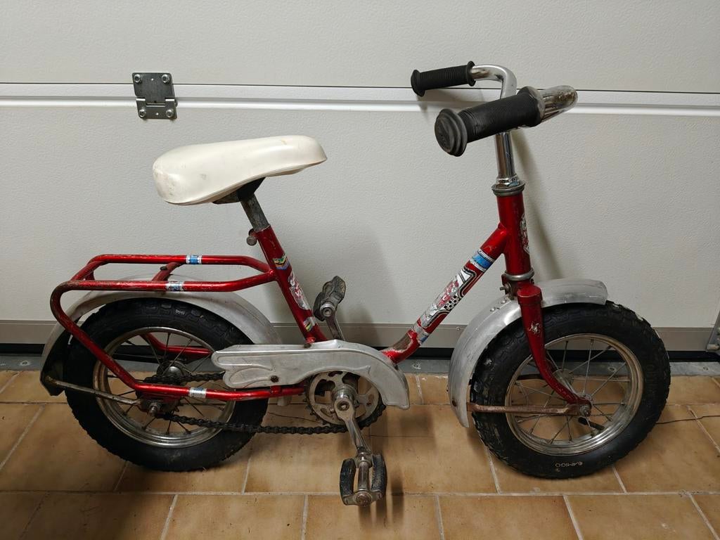 Retro kinderfiets, Ophalen