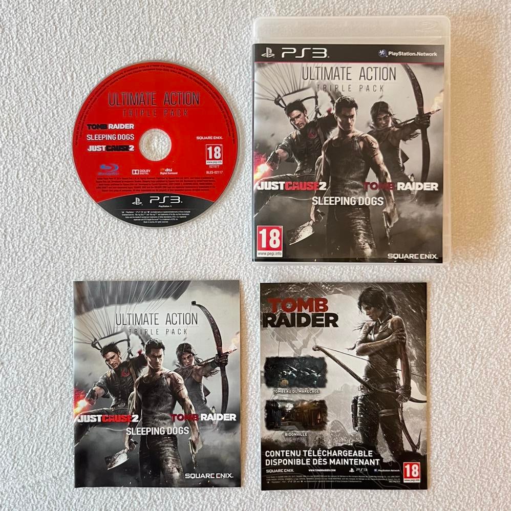 Ultimate Action: Triple Pack-game voor Sony PlayStation 3, Games en Spelcomputers, Avontuur en Actie, Online, Gebruikt, Vanaf 18 jaar