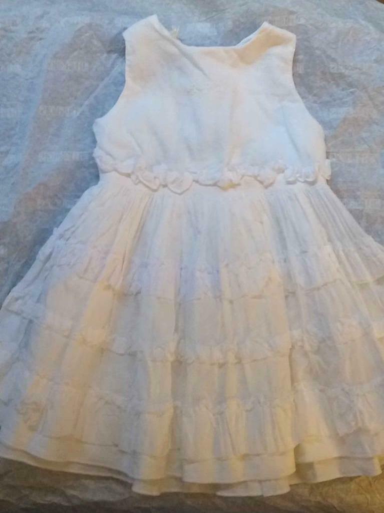 Robe blanche neuve River Woods taille 9 mois, Neuf, Robe ou Jupe, River Woods, Enlèvement ou Envoi