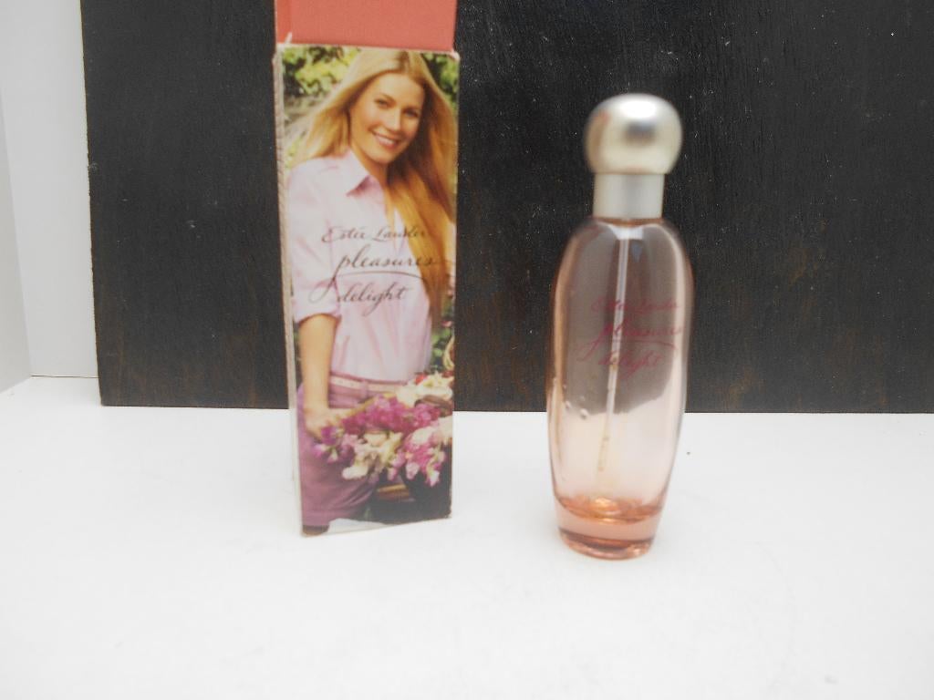 ancien flacon eau de parfum  Estée Lauder Pleasures delight, Enlèvement ou Envoi, Utilisé, Bouteille de parfum