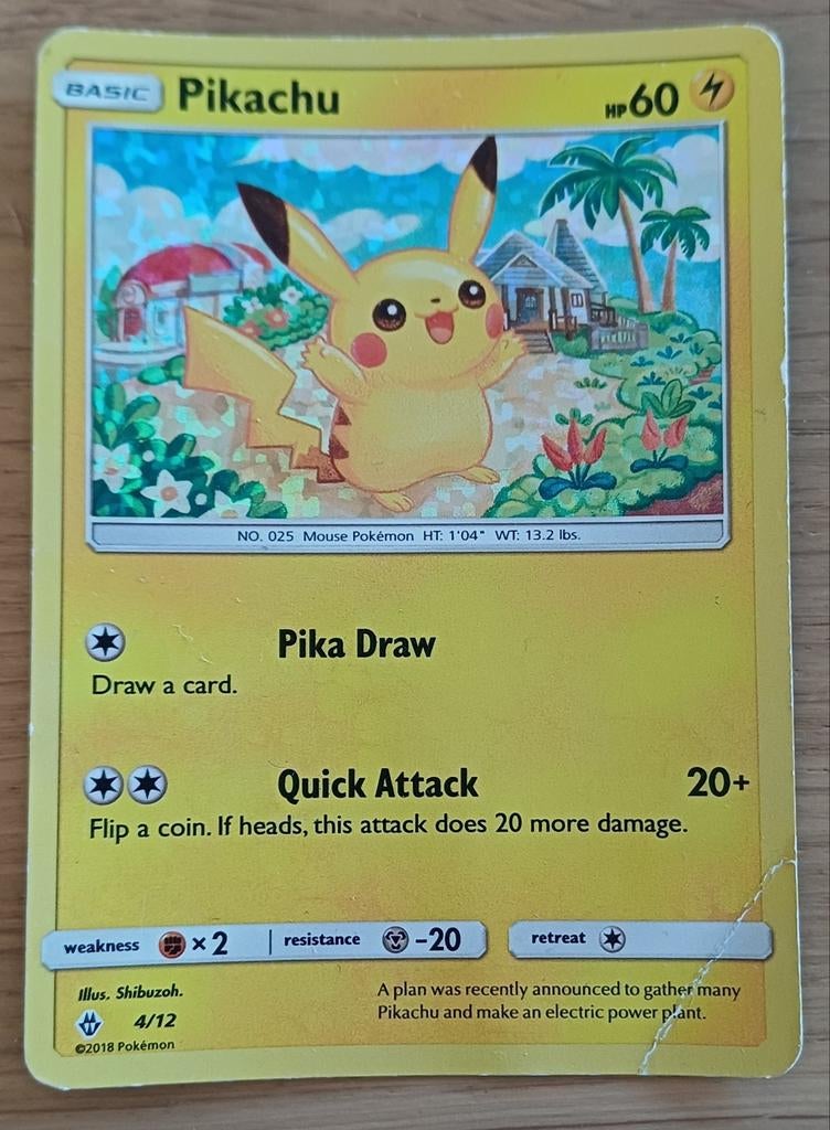 Pokémon kaart - Pikachu, Enlèvement ou Envoi, Utilisé, Cartes en vrac