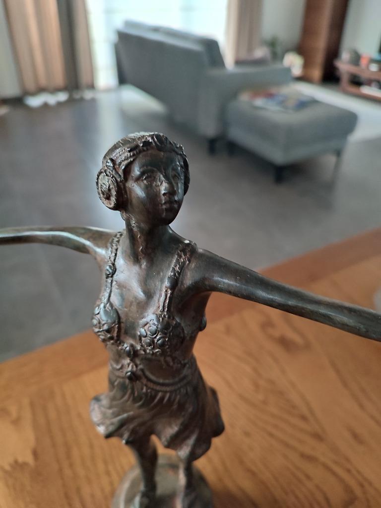 Brons - Danseuse Belle Epoque, Antiquités & Art, Art | Sculptures & Bois, Enlèvement