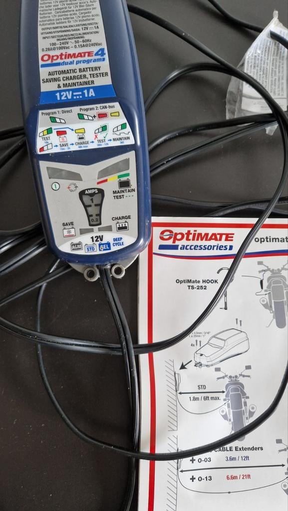Oplader battery Opimate 4, Enlèvement