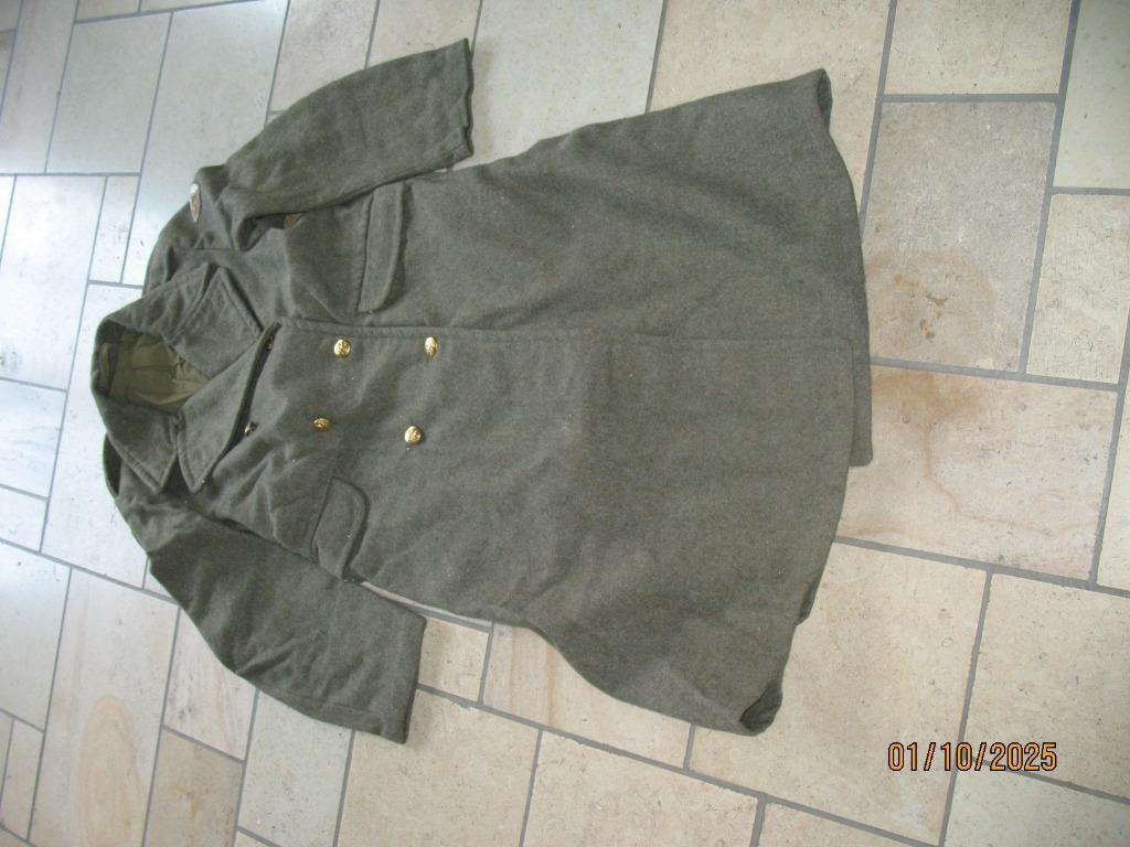 Armée belge - Manteau COMPLET de 1954, Enlèvement, Armée de terre, Vêtements ou Chaussures