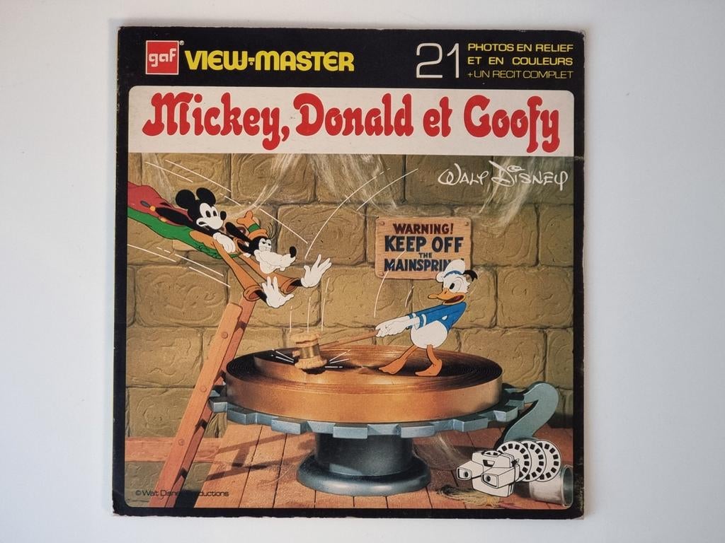 View-Master NB 551-F @ Mickey, Donald et Goofy @ 1971, Ophalen of Verzenden