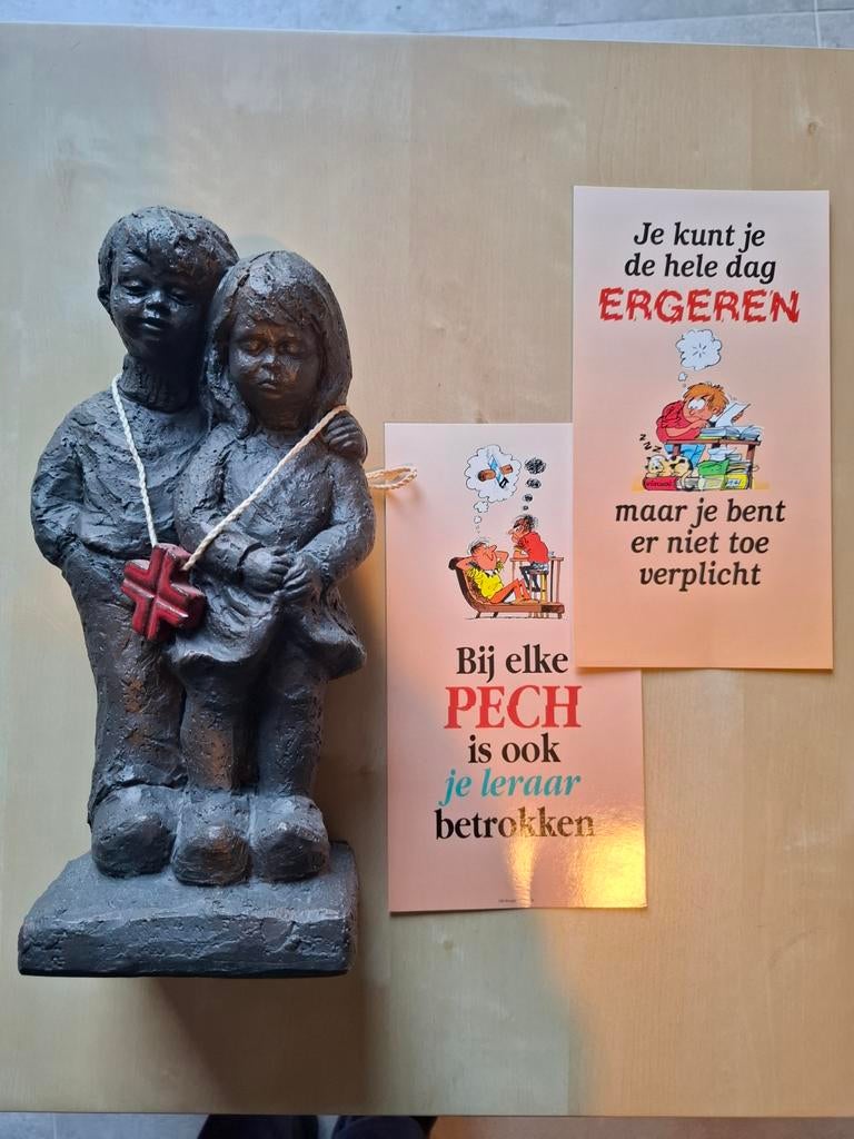 Communie beeldje Geert Kune, Ophalen