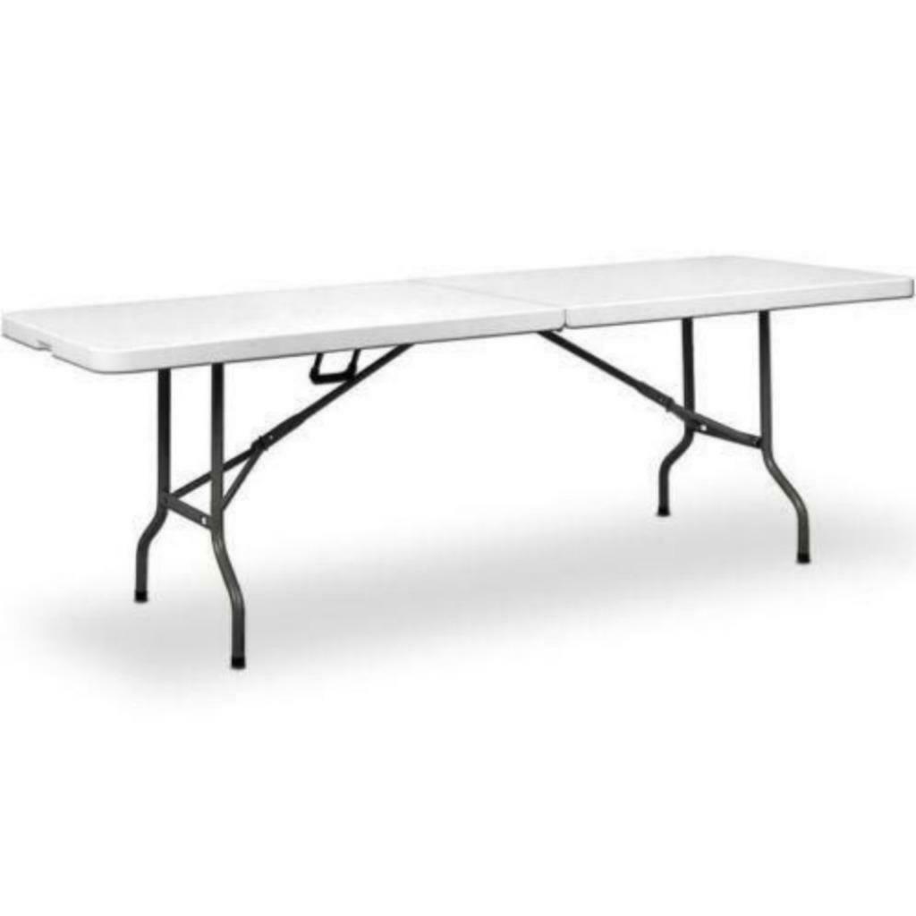 Grote Klaptafel / Campingtafel Vouwtafel 240 x 76 x 74 cm., Tuin en Terras, Ophalen of Verzenden, Nieuw