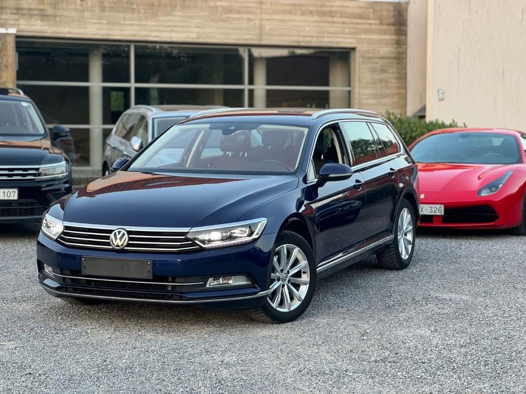 VW PASSAT 1.6 TDI 120 PK HIGHLINE FULL OPTIONS  AUTOMAAT, Autos, Euro 6, Entreprise, Noir, 5 portes