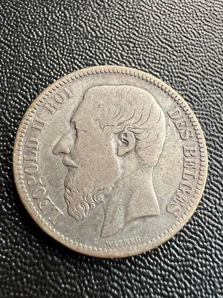 Belgique 2 francs 1867 argent, Enlèvement ou Envoi, Argent
