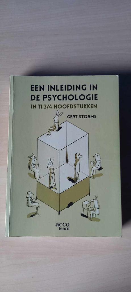 Een inleiding in de psychologie - Gert Storms, Boeken, Studieboeken en Cursussen, Ophalen, Gelezen
