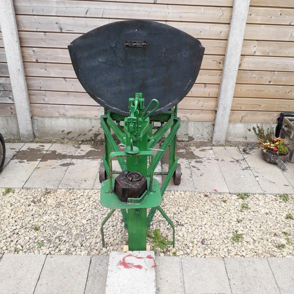 Kolenweegschaal, Moins de 60 litres, Enlèvement, Utilisé, Chariot de transport