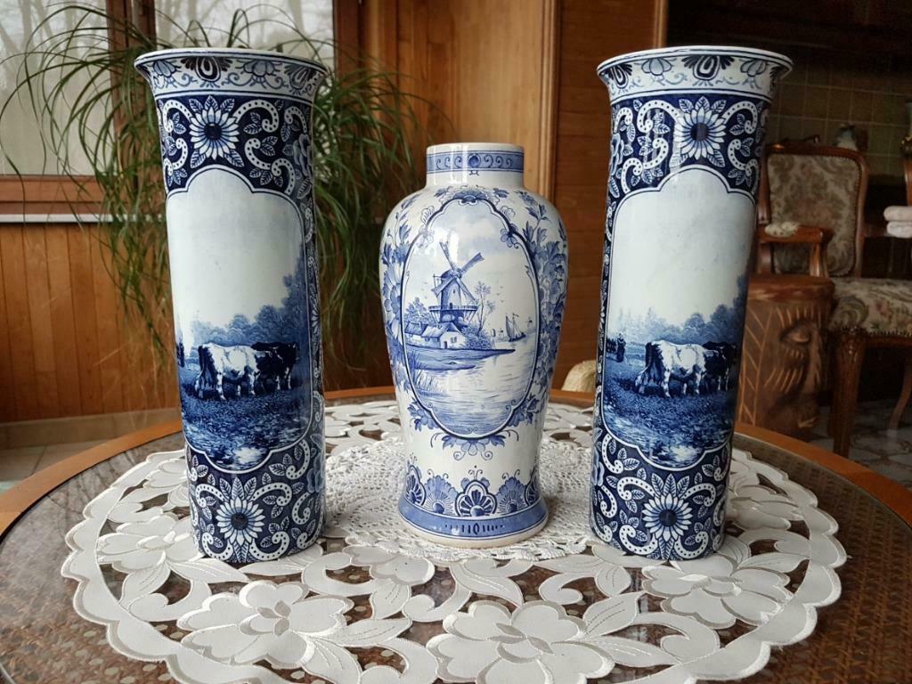 3 beaux vases de Delft, Enlèvement
