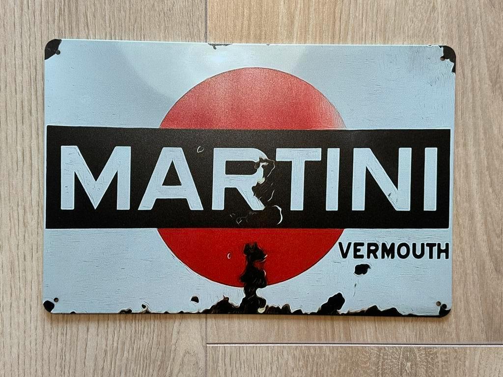Reclamebord Martini 20x30, Verzenden, Zo goed als nieuw, Reclamebord