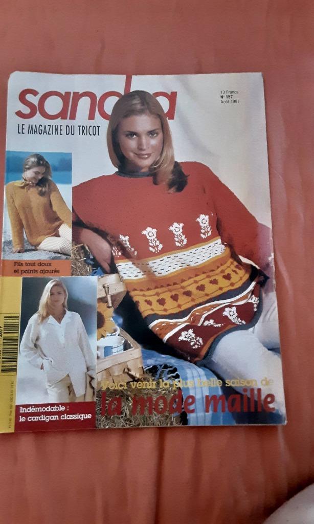 Livre de tricot sandra no 157, Hobby en Vrije tijd, Breien en Haken, Ophalen of Verzenden, Gebruikt, Breien, Patroon of Boek