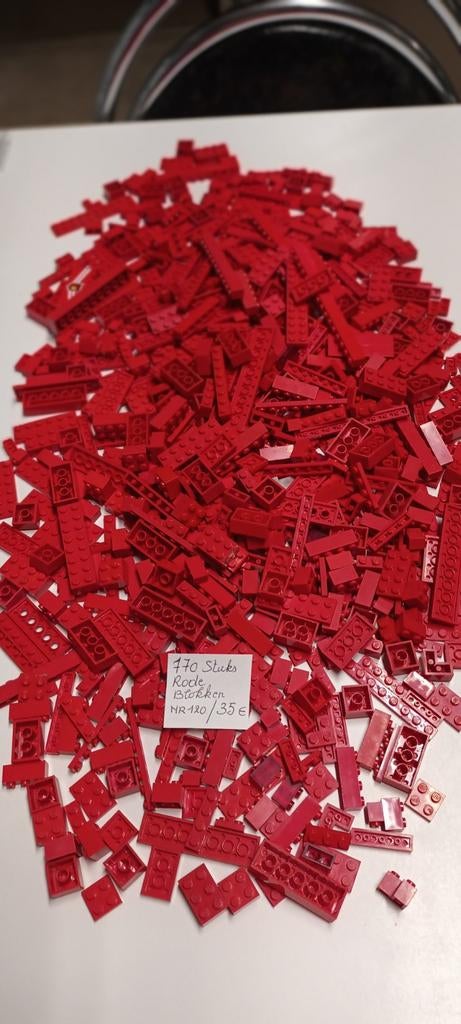 Lego rode blokken  770 stuks nr 120, Kinderen en Baby's, Ophalen of Verzenden, Lego