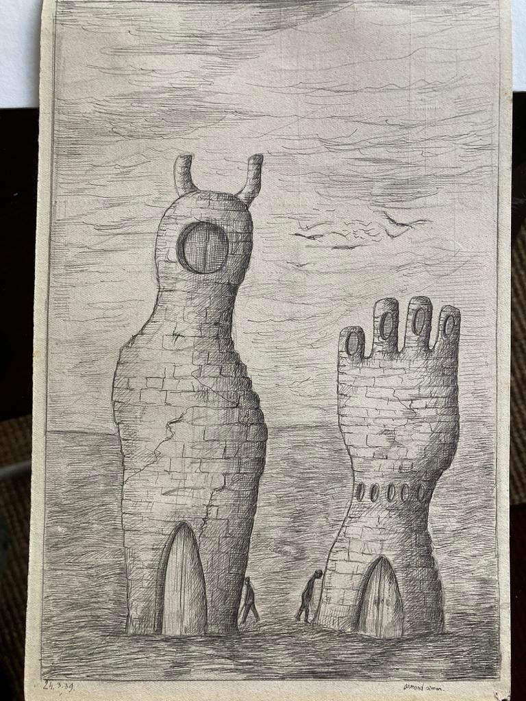 Dessin Armand Simon 1939, Enlèvement