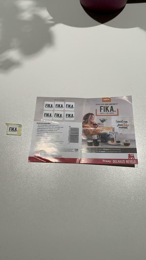 9 Zegels Fika delhaize, Enlèvement ou Envoi