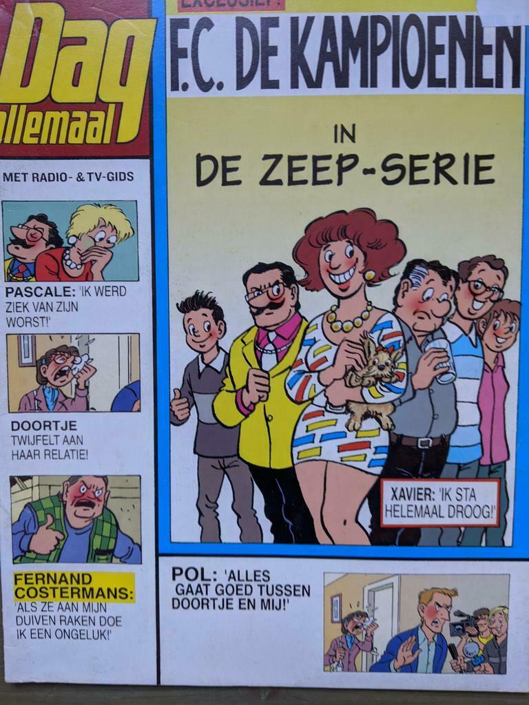 Strip FC De Kampioenen in De Zeep-serie, Ophalen of Verzenden