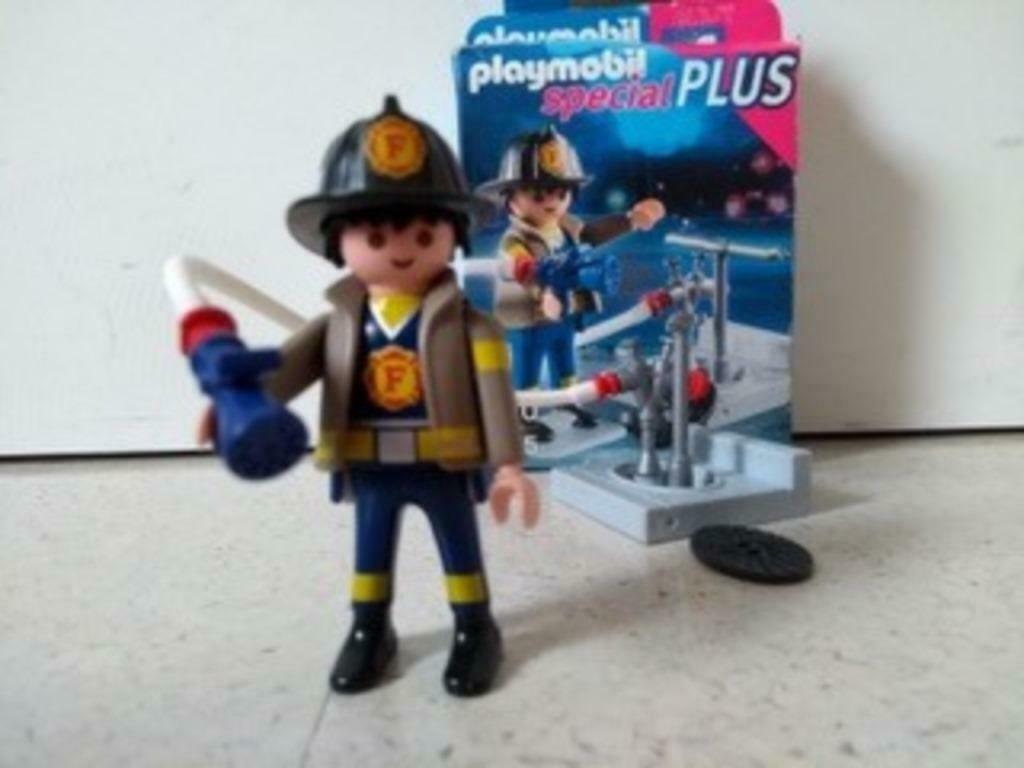 Playmobil brandweer special plus 4795 met doos, Ophalen of Verzenden, Zo goed als nieuw, Complete set