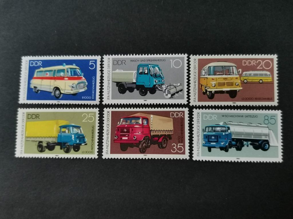 DDR 1982 - camionettes, bus, camions **, Enlèvement ou Envoi, RDA, Non oblitéré