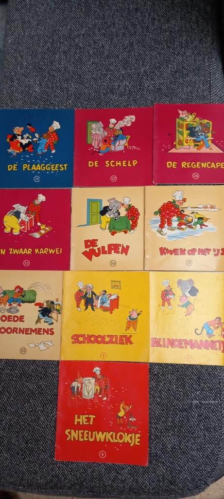 10 oude stripverhalen vd Tielse Flip jaren 50, Boeken, Kinderboeken | Baby's en Peuters, Gelezen, 3 tot 4 jaar, Ophalen of Verzenden