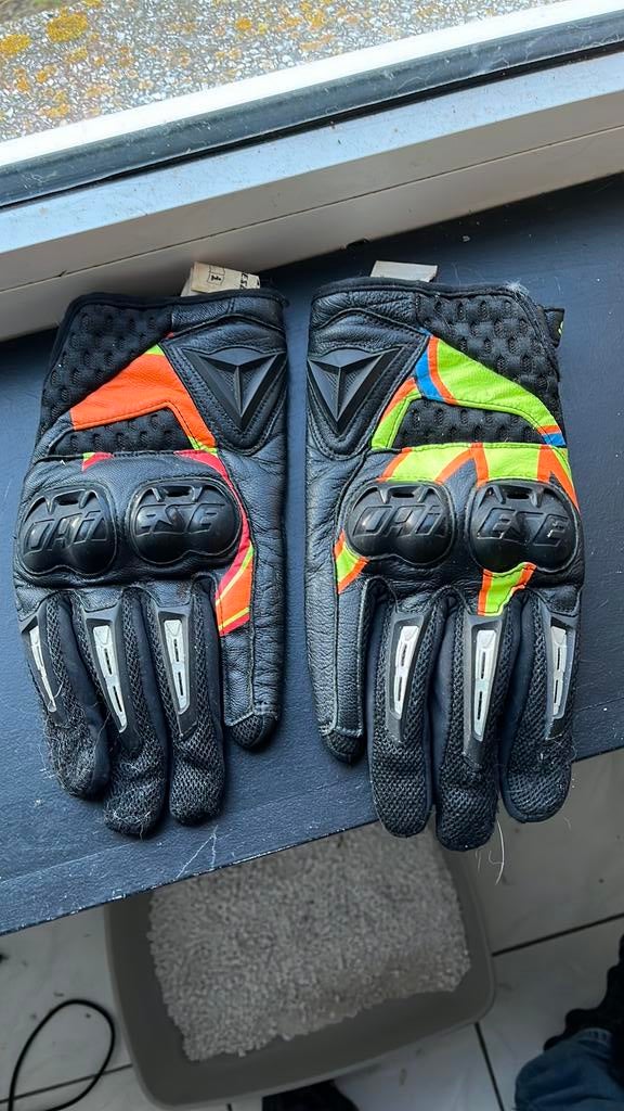 Handschoenen Dainese Valentino Rossi, Motoren, Ophalen of Verzenden, Tweedehands, Dames, Handschoenen