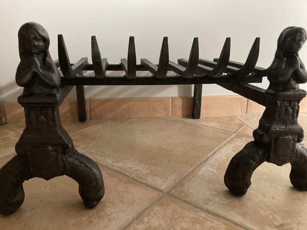 Porte-bûches, Maison & Meubles, Cheminées, Enlèvement, Comme neuf, Cheminée sur pied, Cheminée au bois