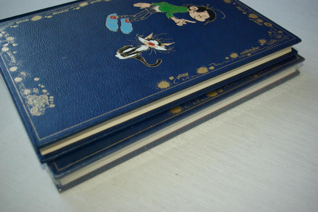 Lot de 2 intégrales Gaston BD DUPUIS Franquin ROMBALDI, Plusieurs BD, Enlèvement ou Envoi, Comme neuf, Franquin
