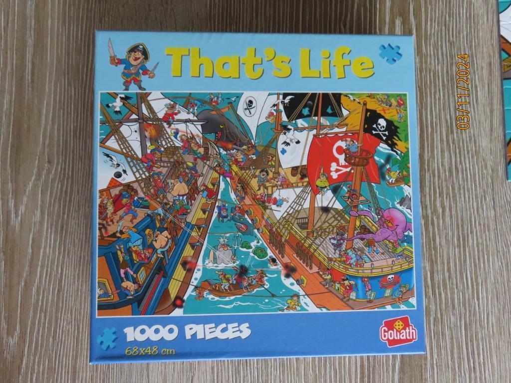Puzzle 1000 pièces That's Life - N 920283 - Pirates, Enlèvement ou Envoi, 500 à 1500 pièces, Comme neuf, Puzzle
