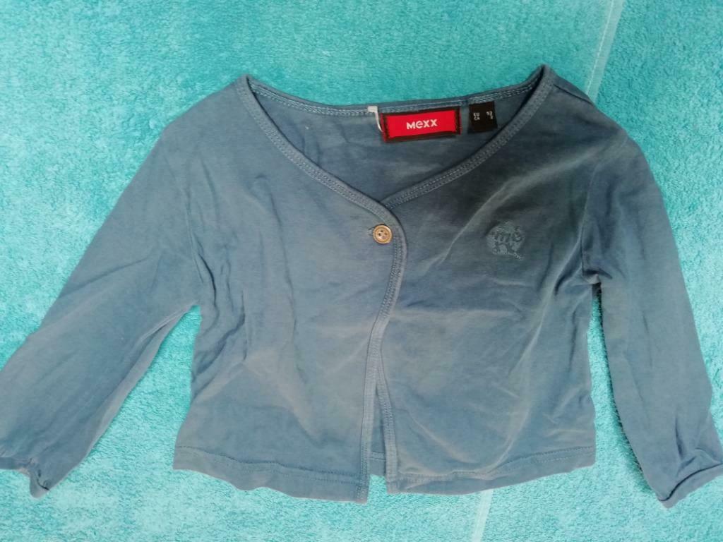 Blauw vestje Mexx maat 92, Kinderen en Baby's, Kinderkleding | Maat 92, Mexx, Gebruikt, Meisje, Trui of Vest