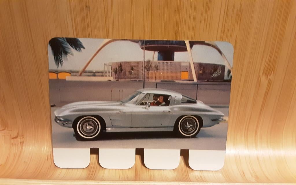 Chevrolet corvette Sting Ray plaatje, Ophalen of Verzenden, Zo goed als nieuw