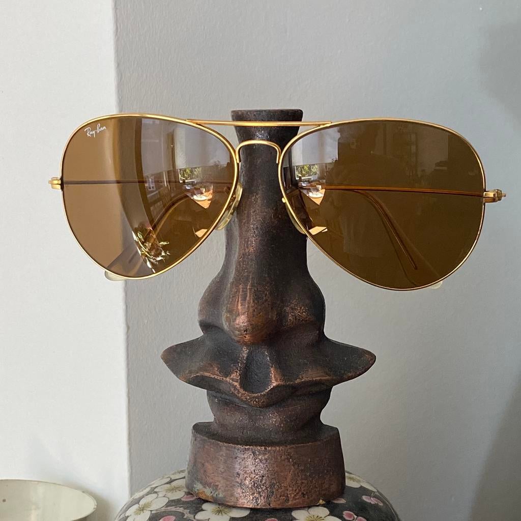 Ray-Ban aviator 62-14, vintage *zo goed als nieuw, Ophalen of Verzenden, Zo goed als nieuw, Zonnebril, Ray-Ban