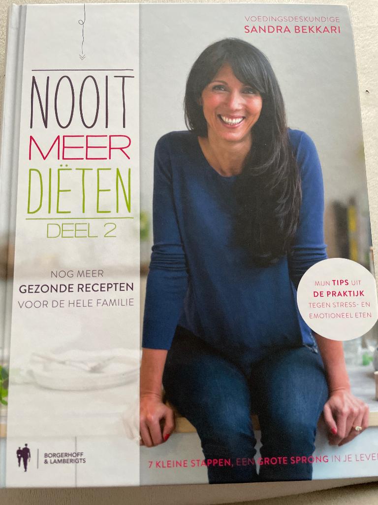 Nooit meer diëten deel 2, Neuf, Enlèvement, Sandra Bekkari, Gâteau, Tarte, Pâtisserie et Desserts