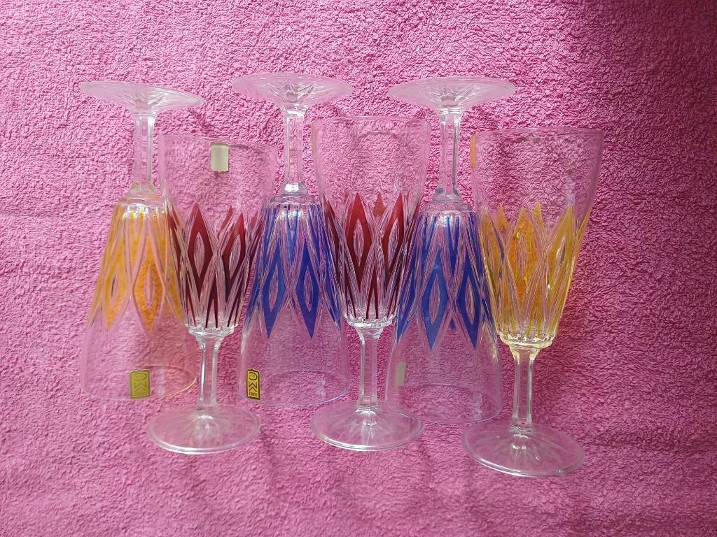 verre (flute), Maison & Meubles, Accessoires pour la Maison | Sous-verres & Sous-plats, Comme neuf, Verre ou Tasse, Enlèvement