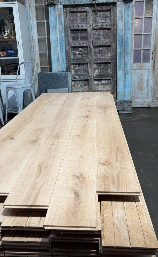 MASSIEVE FRANS EIKEN VLOERDELEN 200MM BREED, Overige materialen, Ophalen of Verzenden, Overige vormen, Binnen