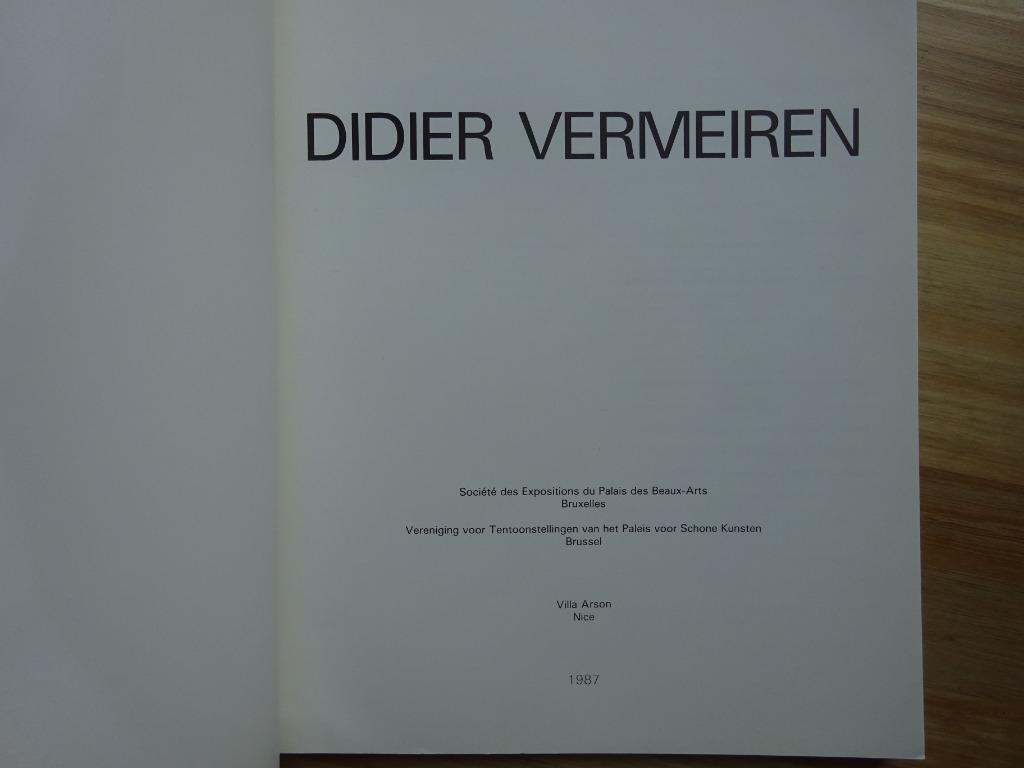 Didier Vermeiren, PBA Bruxelles, 1987 Villa Arson, Nice, Enlèvement ou Envoi, Utilisé, Sculpture