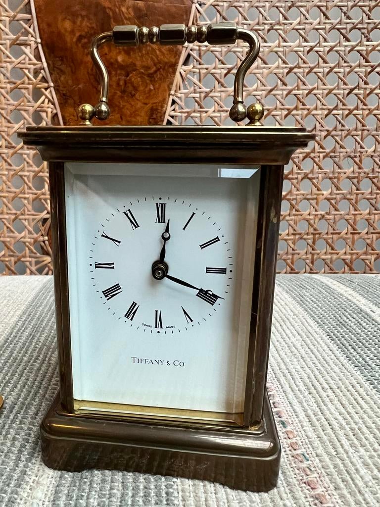 Prachtige Tiffany & Co x Matthew Norman Carriage Clock Klok, Enlèvement ou Envoi